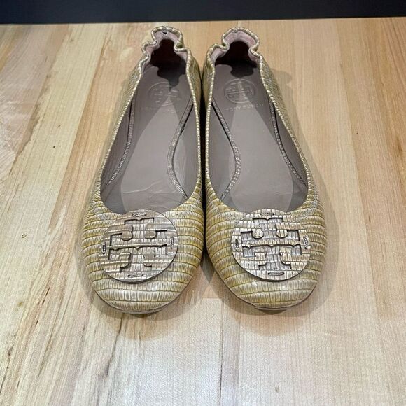Tory Burch Reva Ballet Flat | Taupe - Picture 5 of 8